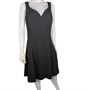 The Limited dress NWT vintage cross back sweetheart short sleeveless black 10